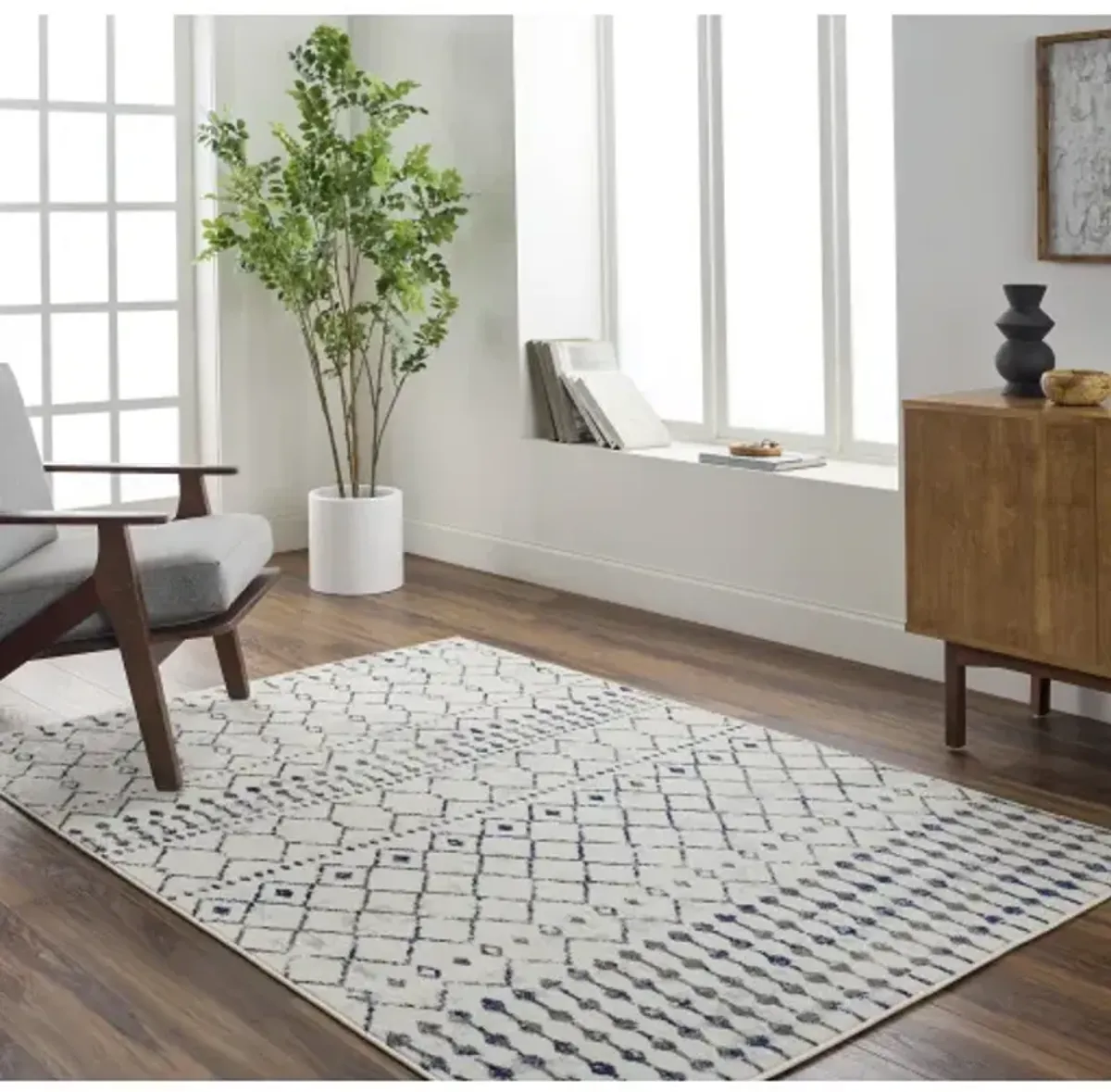 Pisa PSS-2367 7'10" x 10' Machine Woven Rug