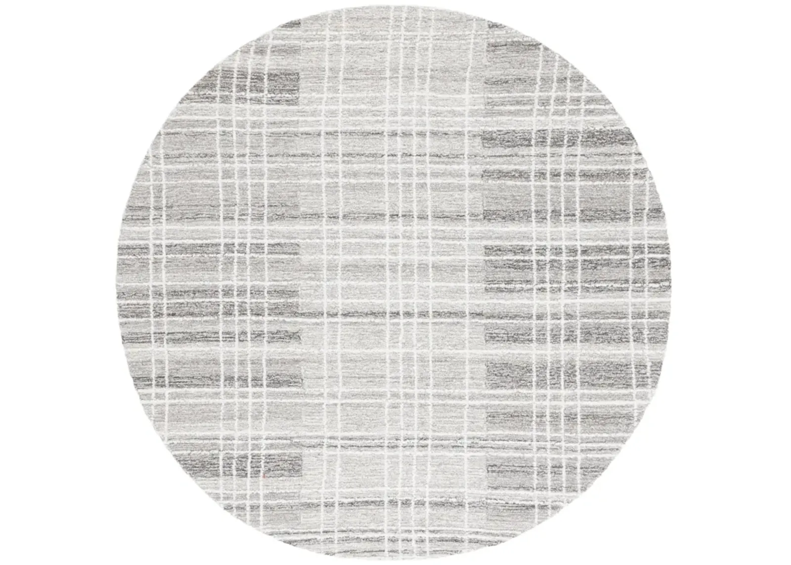 METRO 501 GREY 6' x 6' Round Round Rug