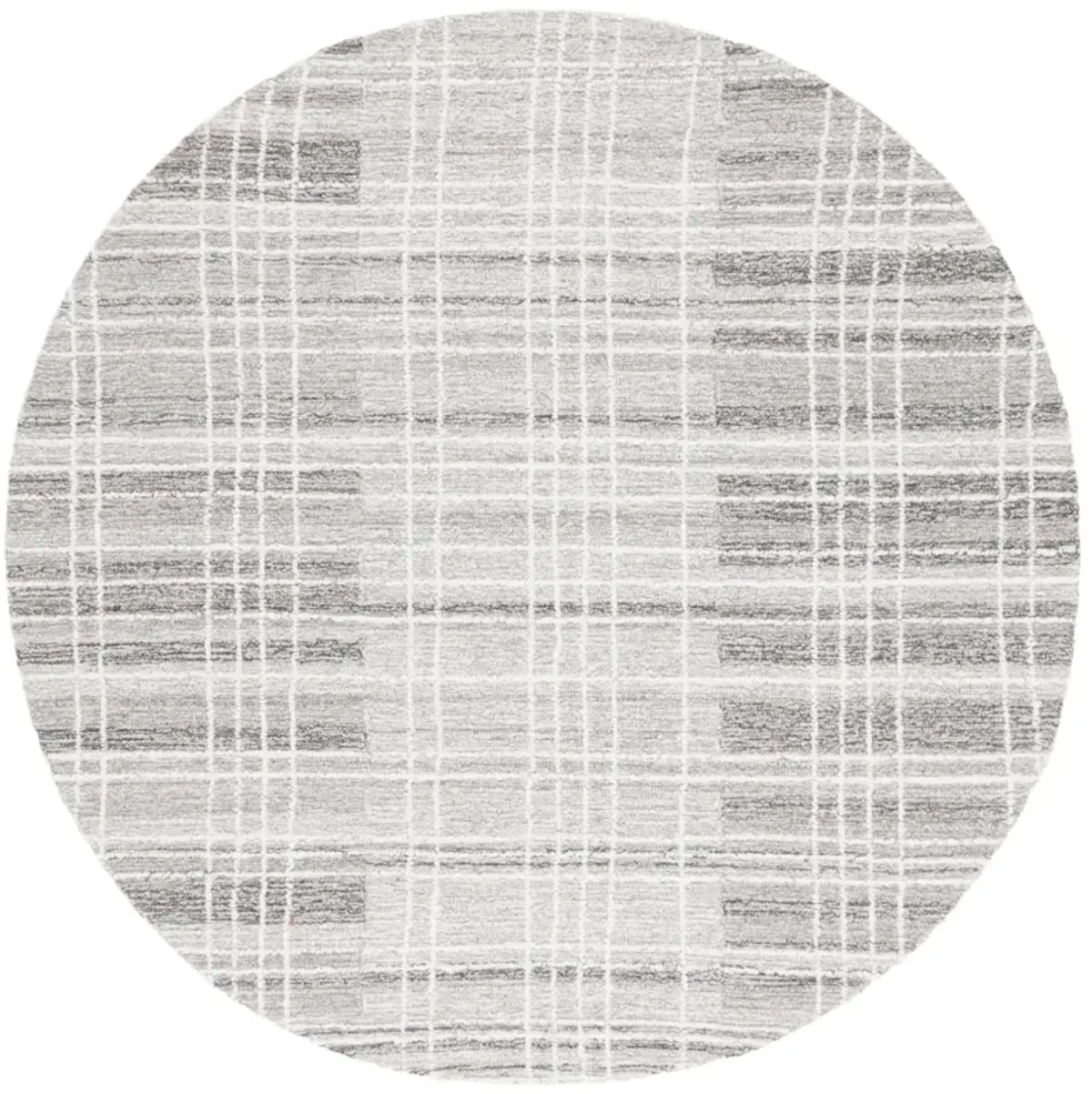 METRO 501 GREY 6' x 6' Round Round Rug