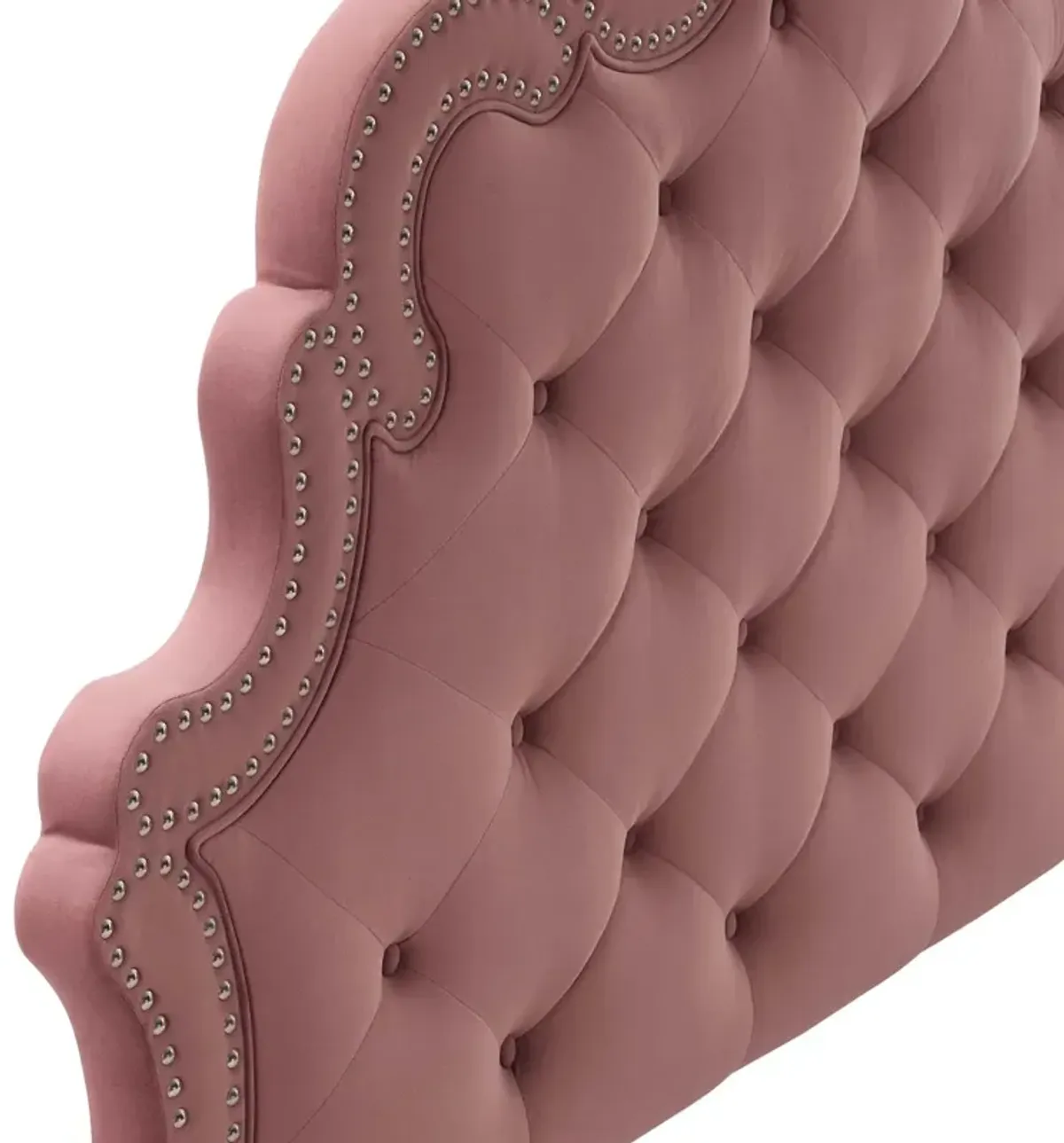 Arabella Button-Tufted Performance Velvet King/California King Headboard