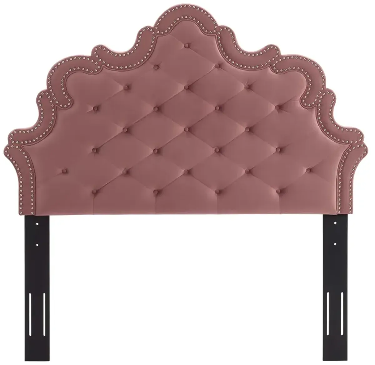 Arabella Button-Tufted Performance Velvet King/California King Headboard