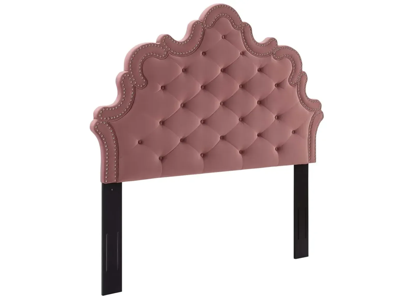 Arabella Button-Tufted Performance Velvet King/California King Headboard