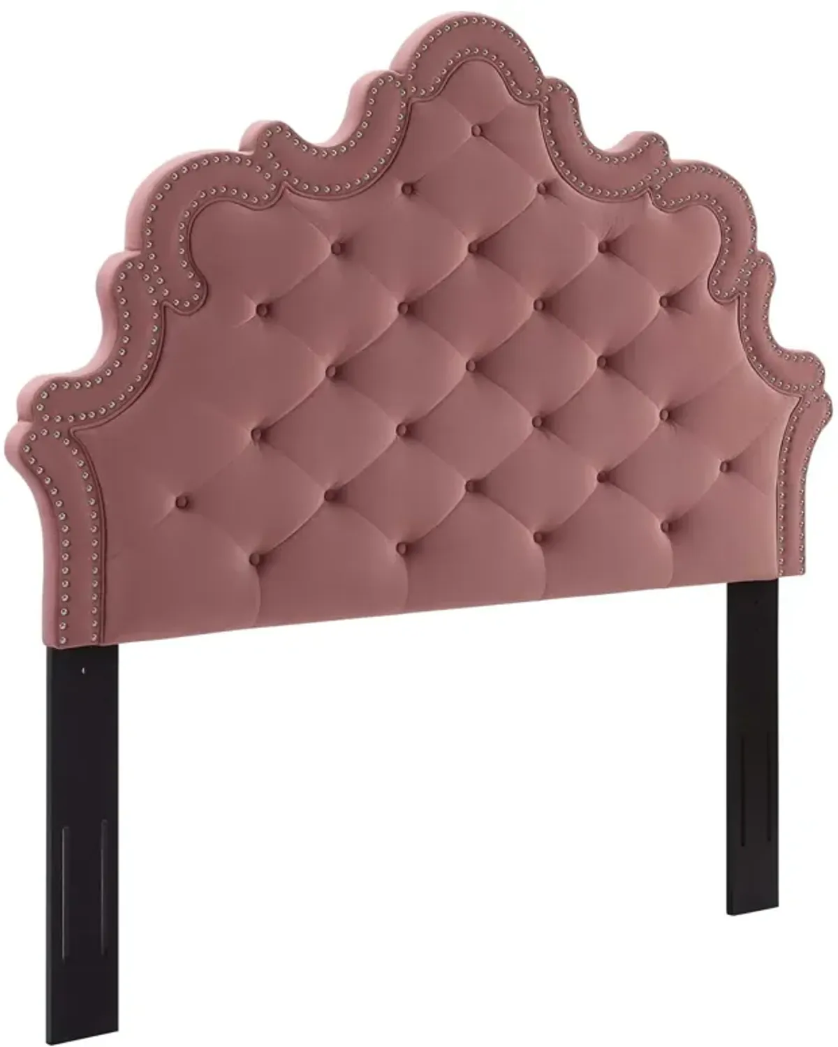 Arabella Button-Tufted Performance Velvet King/California King Headboard