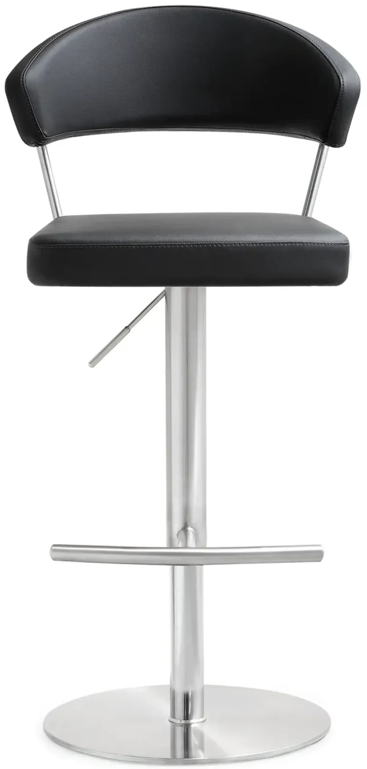 cosmo black stainless steel barstool