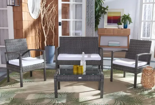 Bassey 4pc Outdoor Living Set