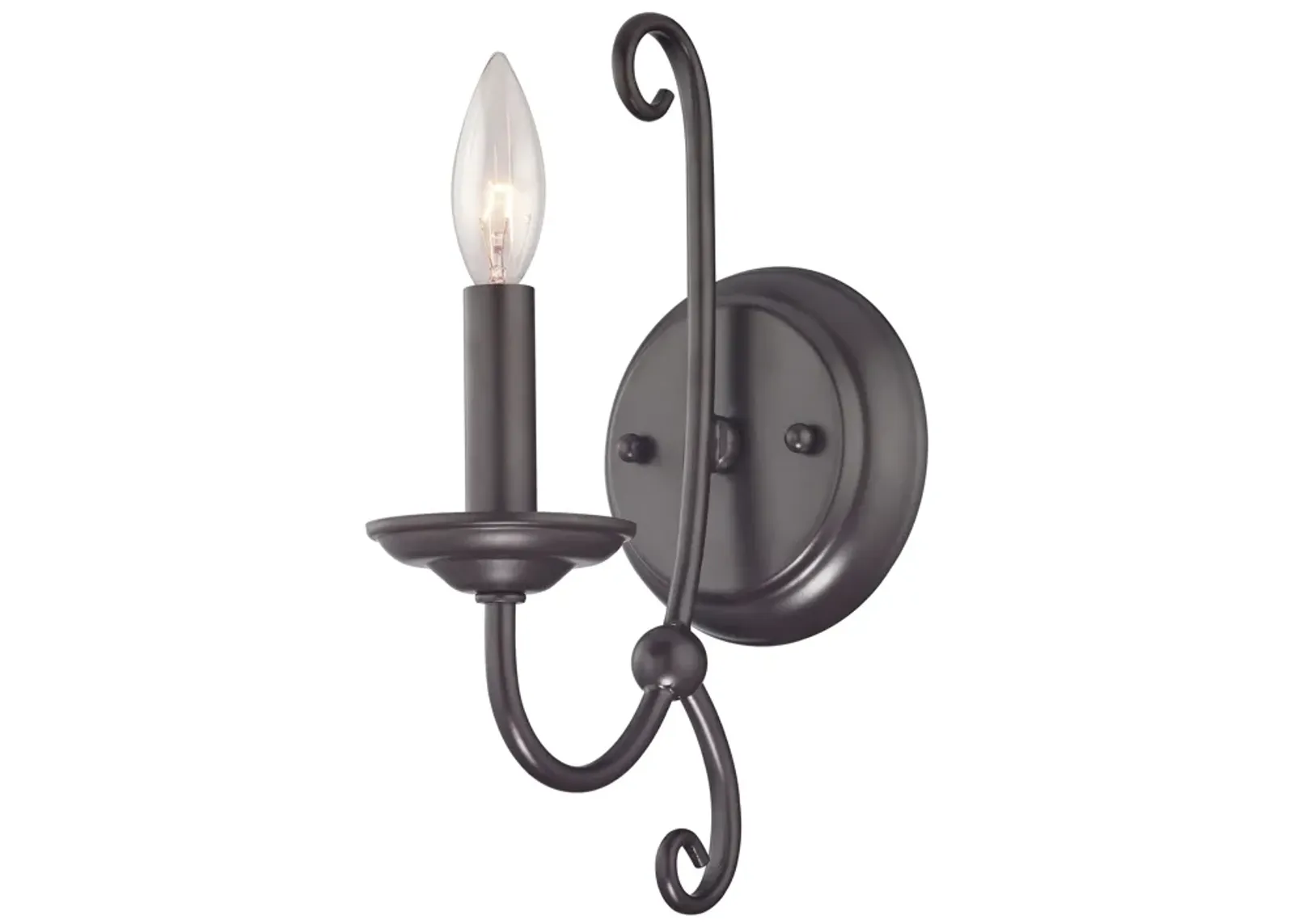 Williamsport 12'' High 1-Light Sconce - Oil Rubbed Bronze