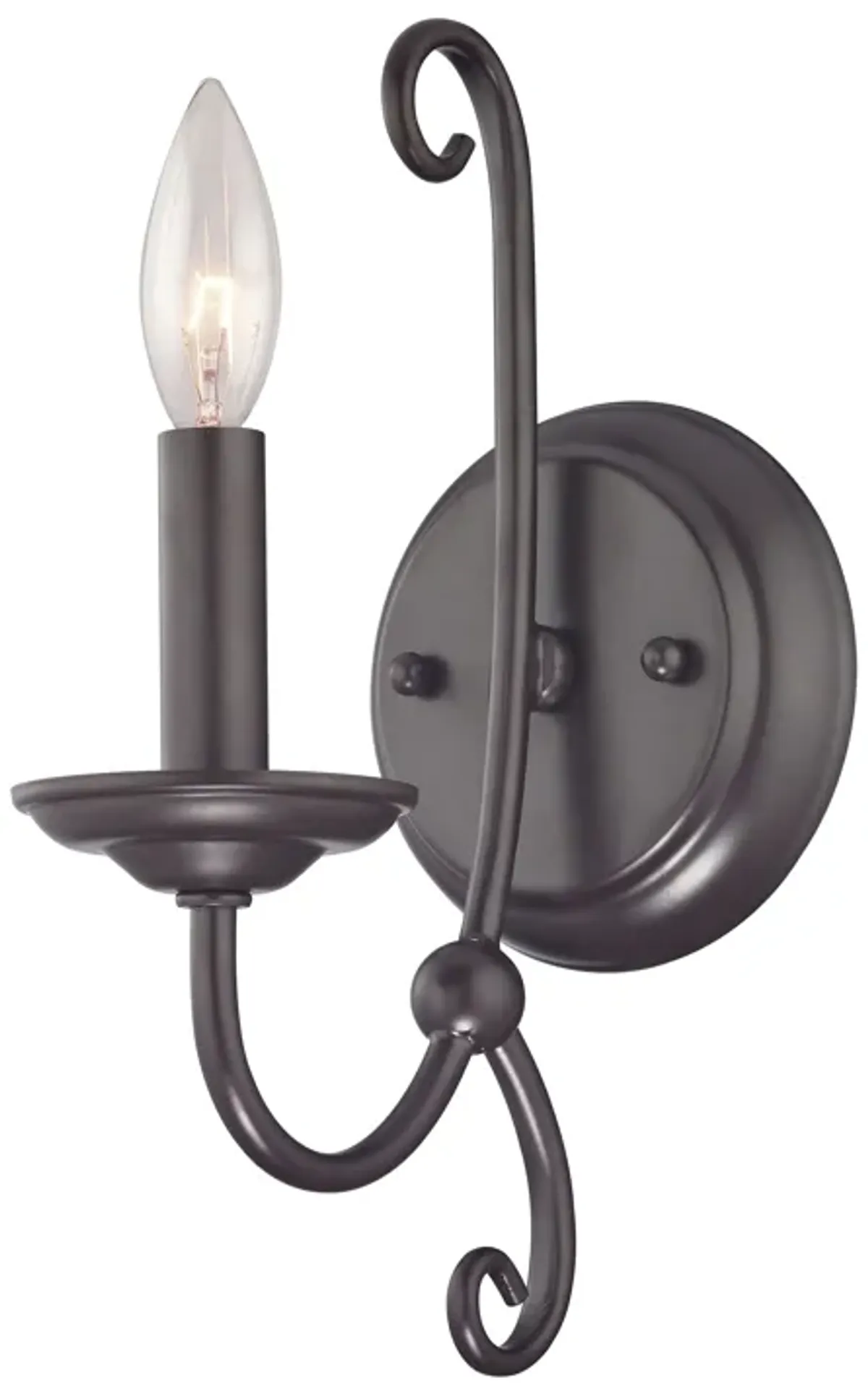 Williamsport 12'' High 1-Light Sconce - Oil Rubbed Bronze