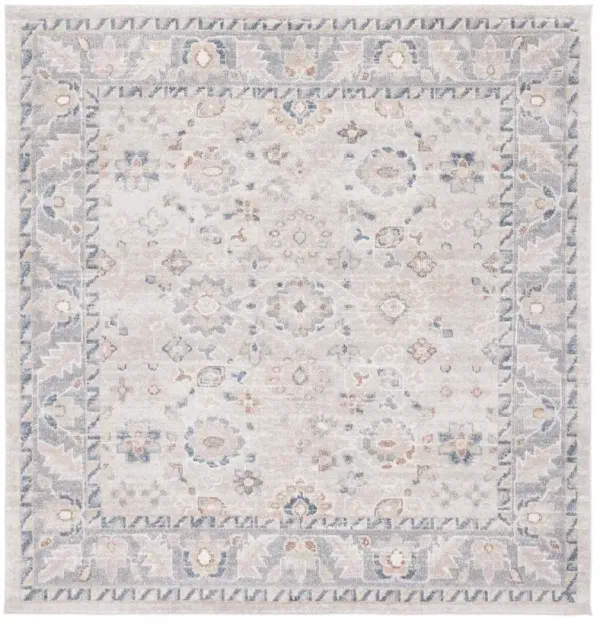 BLAIR WASHABLE 232 Grey 6'-7' X 6'-7' Square Square Rug