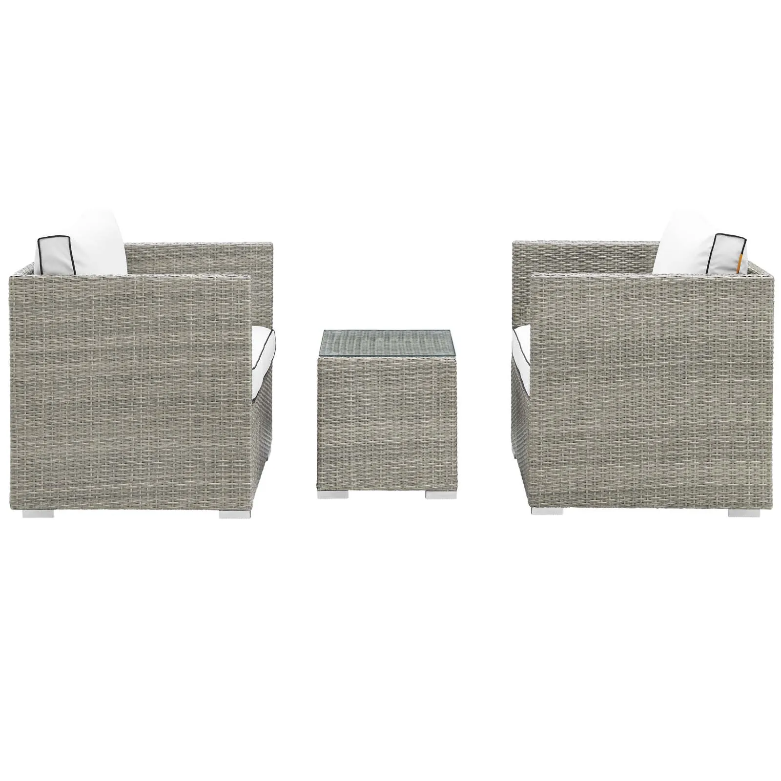 Repose 3 Piece Outdoor Patio Sectional Set