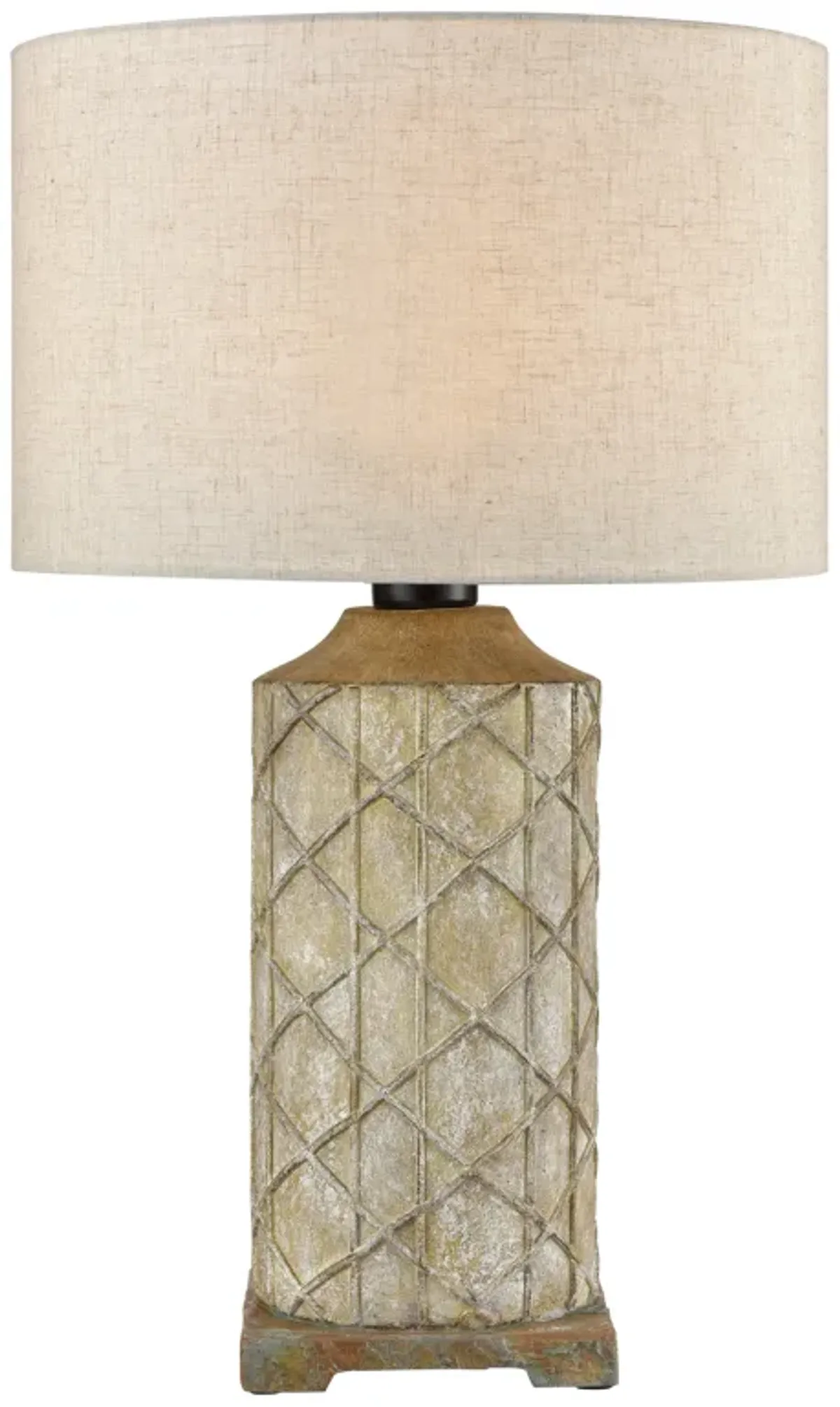 Sloan 24.5" High 1-Light Outdoor Table Lamp - Antique Gray