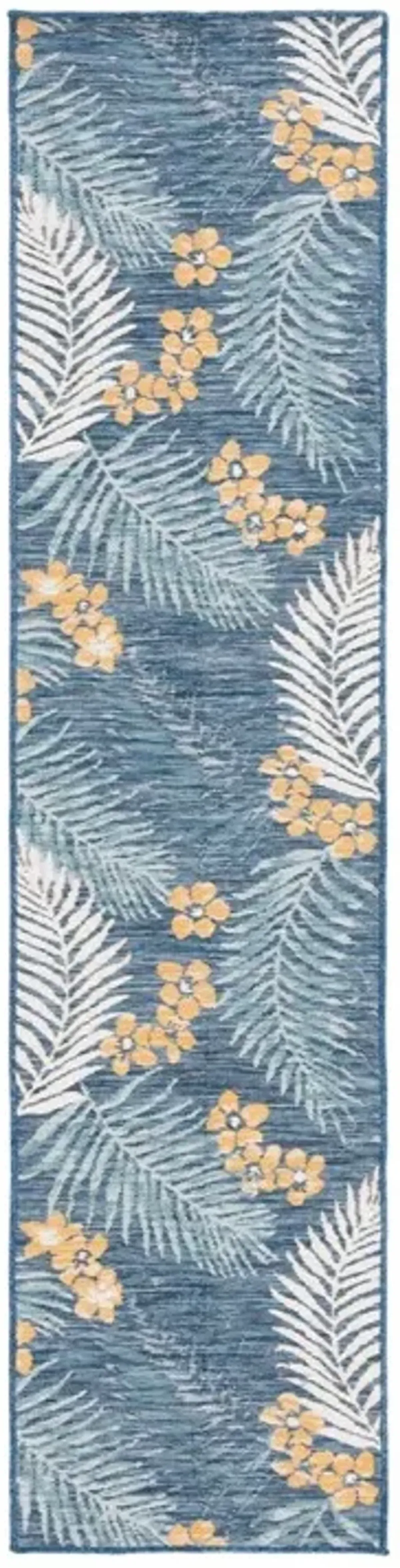 SUNRISE 675 Blue  2' X 8' Runner Rug