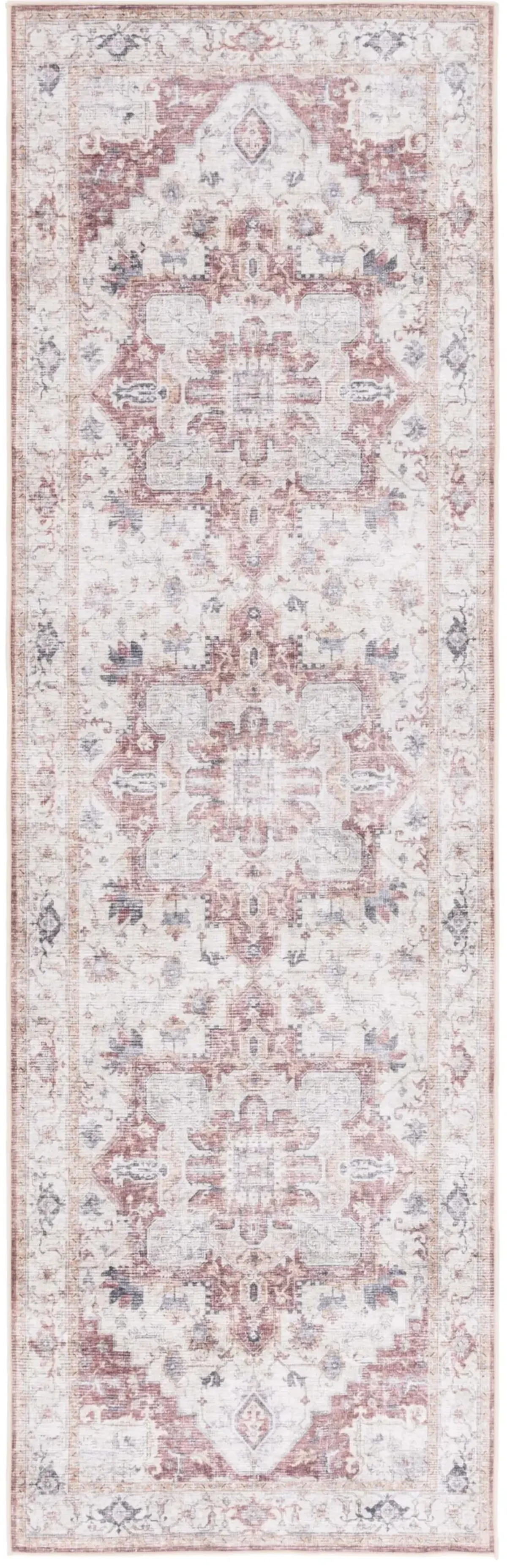 ARIZONA 523 BEIGE  2'-6' x 8' Runner Rug