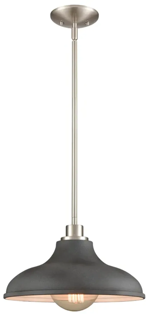 Grenville 13'' Wide 1-Light Pendant - Brushed Nickel