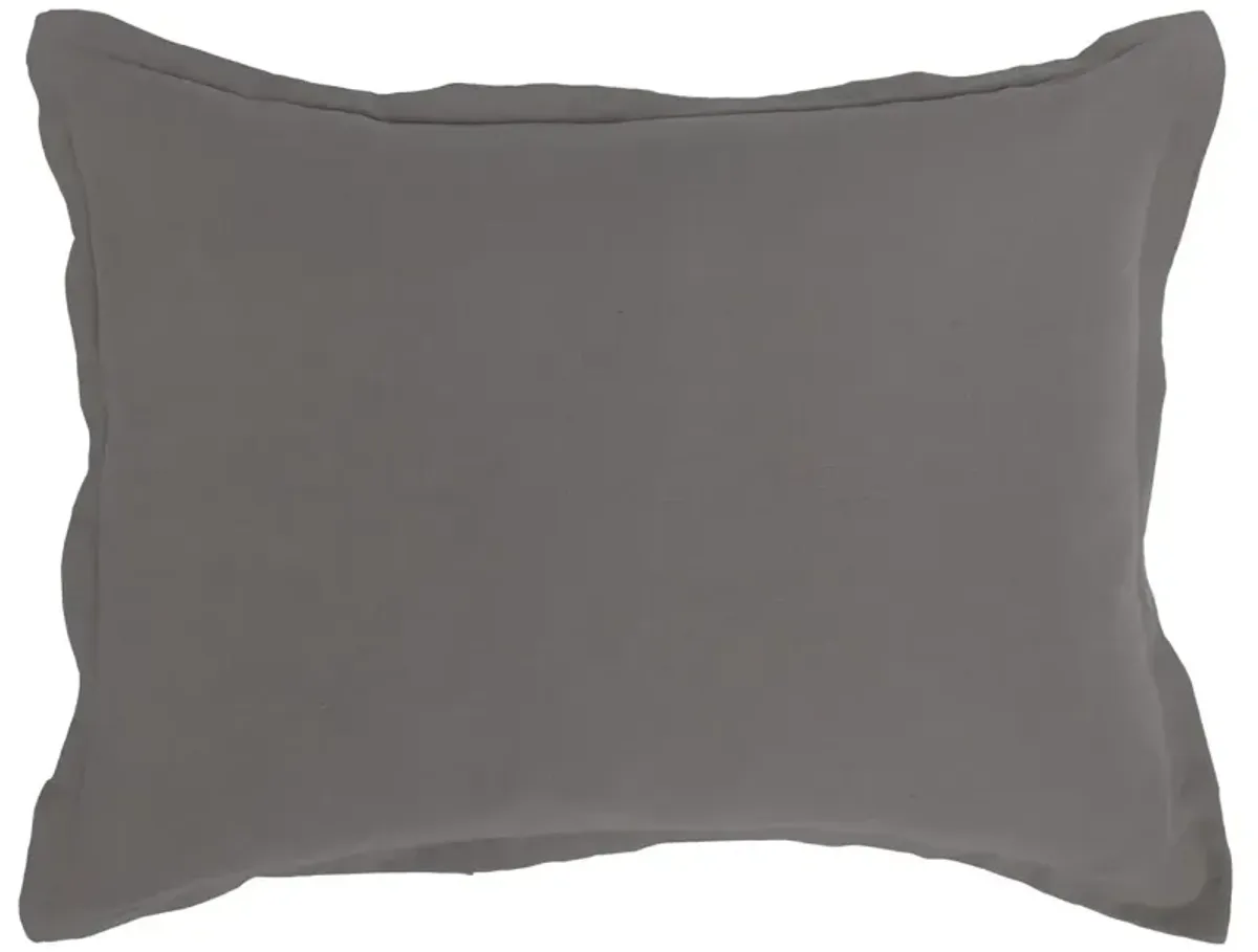 Arcadia Charcoal Standard Sham