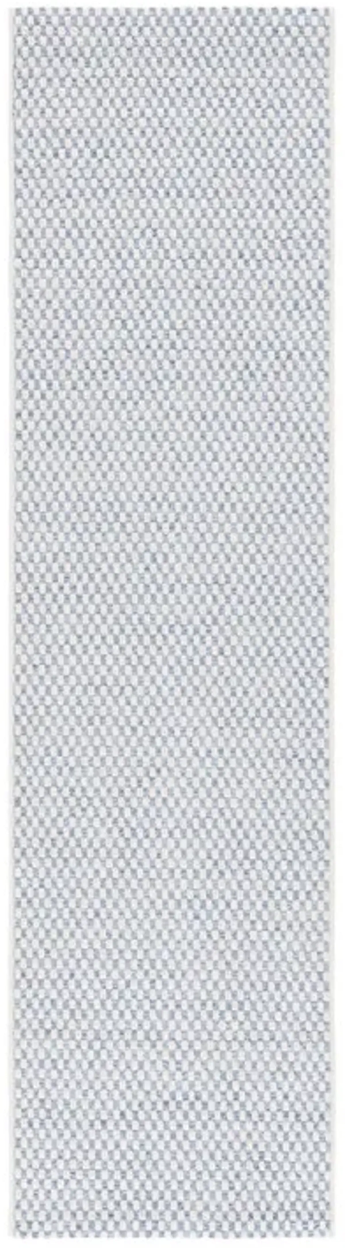 SISAL ALL-WEATHER 460 Blue  2'-2' X 8' Runner Rug