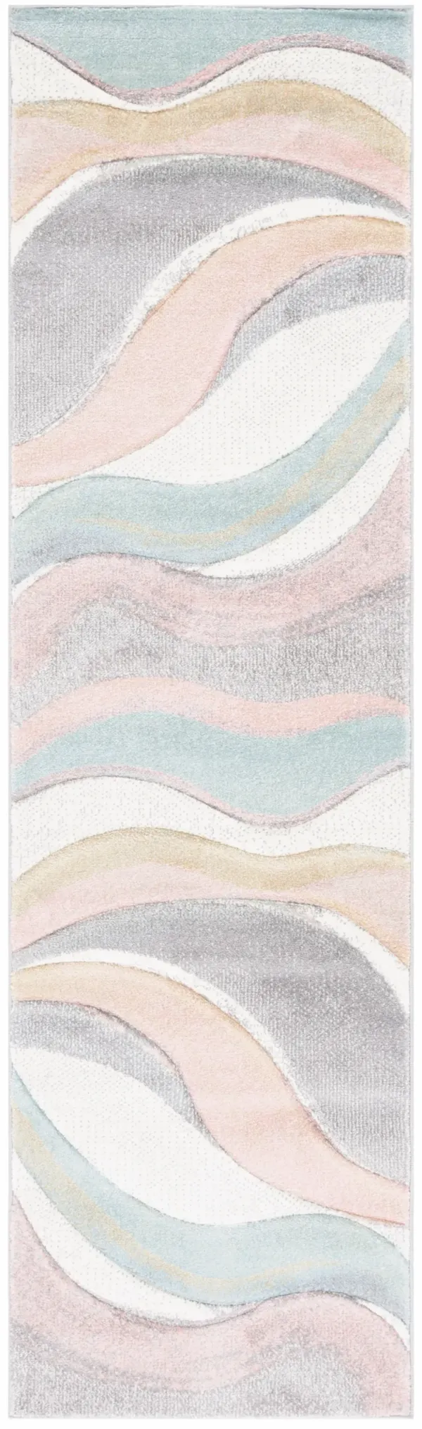 HOLLYWOOD 766 GREY  2'-3' x 6' Runner Rug