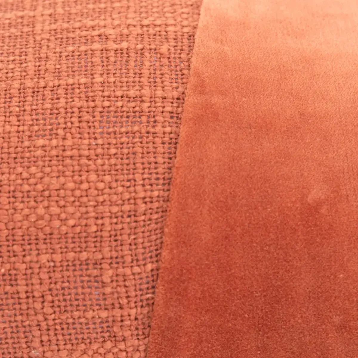 Geometric Burnt Orange Pillow