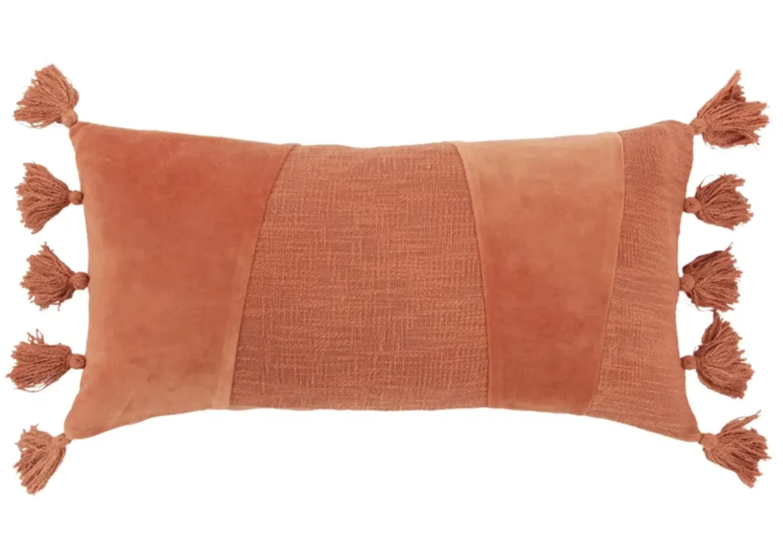 Geometric Burnt Orange Pillow