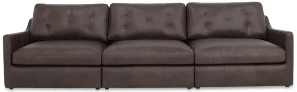 Thurlow Modular Sofa Espresso Brown Leather