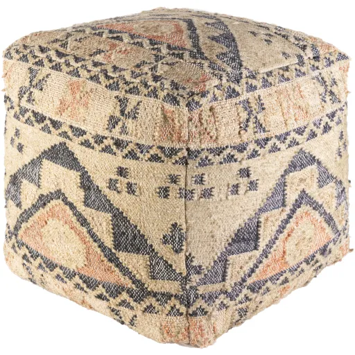 Luanda 18"H x 18"W x 18"D Pouf