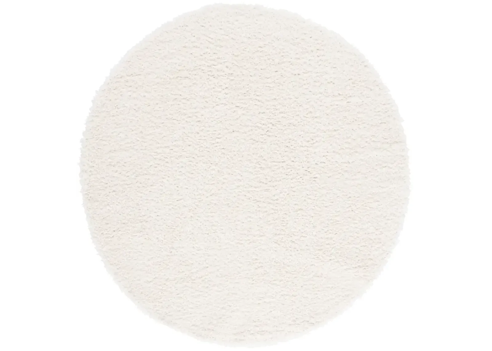 LINDSAY SHAG 560 IVORY 6'-7' x 6'-7' Round Round Rug