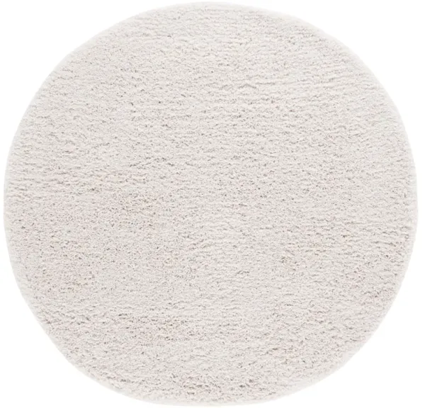LUXE SHAG Hand Tufted/ Hooked 6' x 6' Round area rug