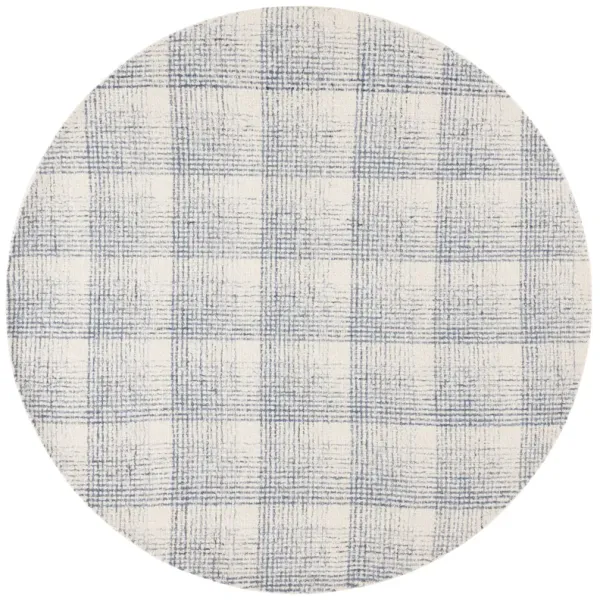 EBONY Hand Tufted 6' x 6' Round area rug