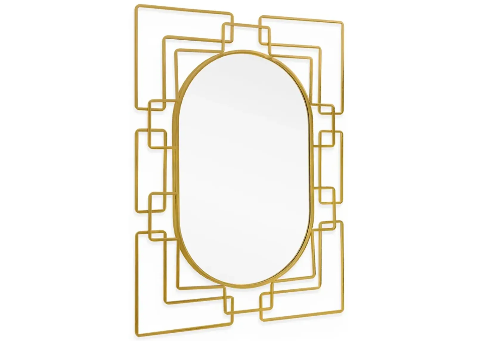 Deanna Gold Metal Mirror