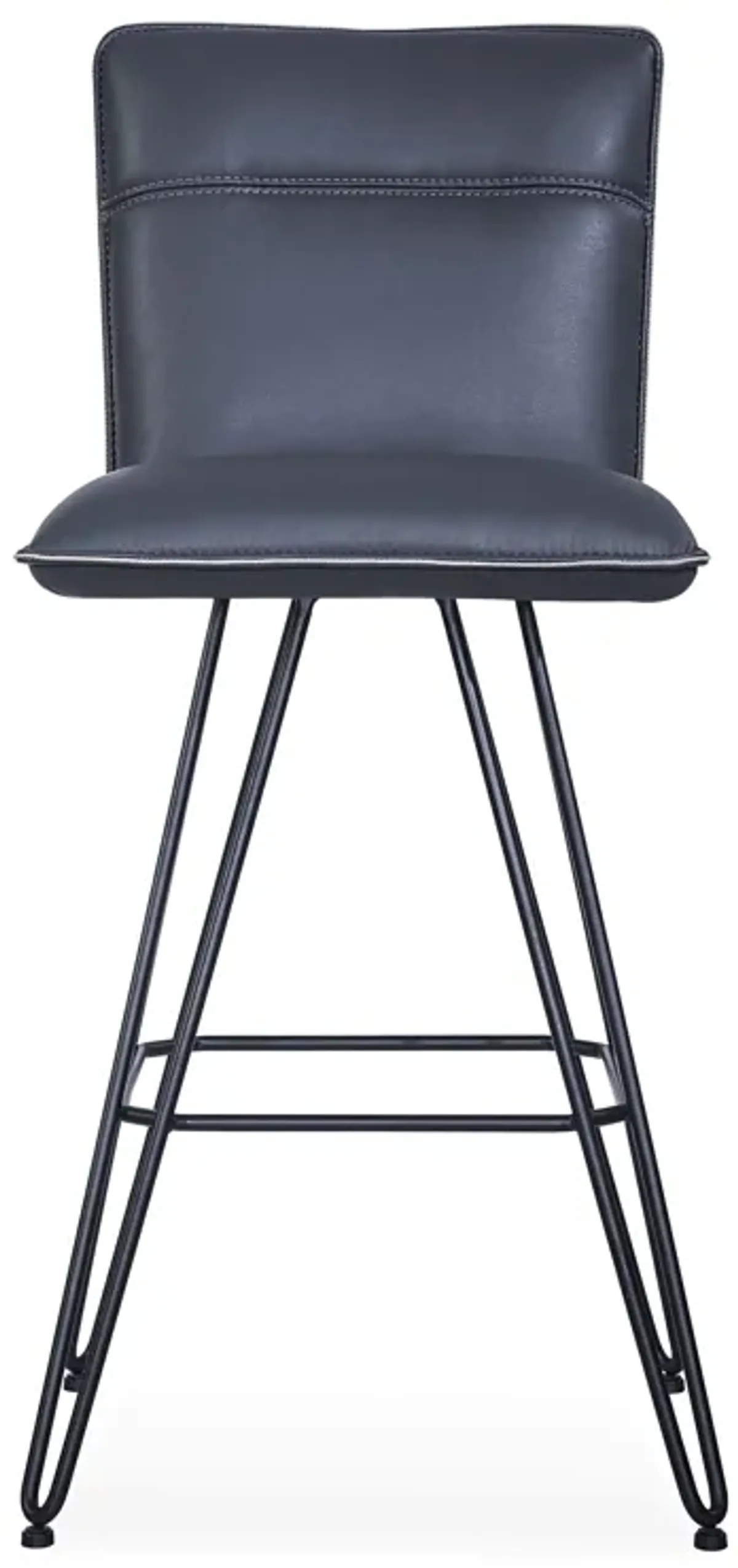 Demi Hairpin Leg Swivel Bar Stool in Cobalt