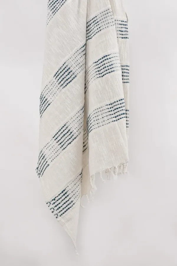Stripe Teal Throw