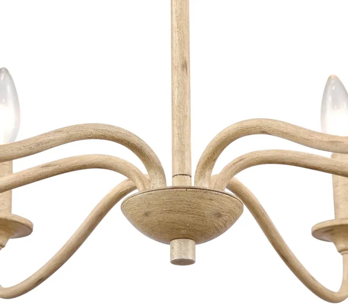 Ellisville 30'' Wide 6-Light Chandelier - Antique Cream