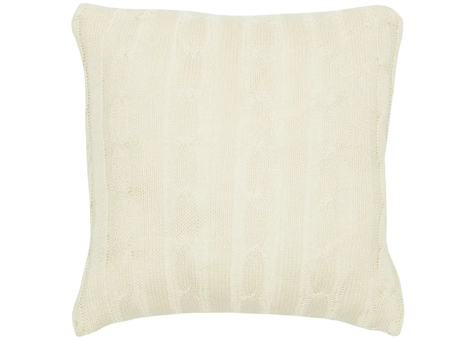 Cable Knit Ivory Pillow