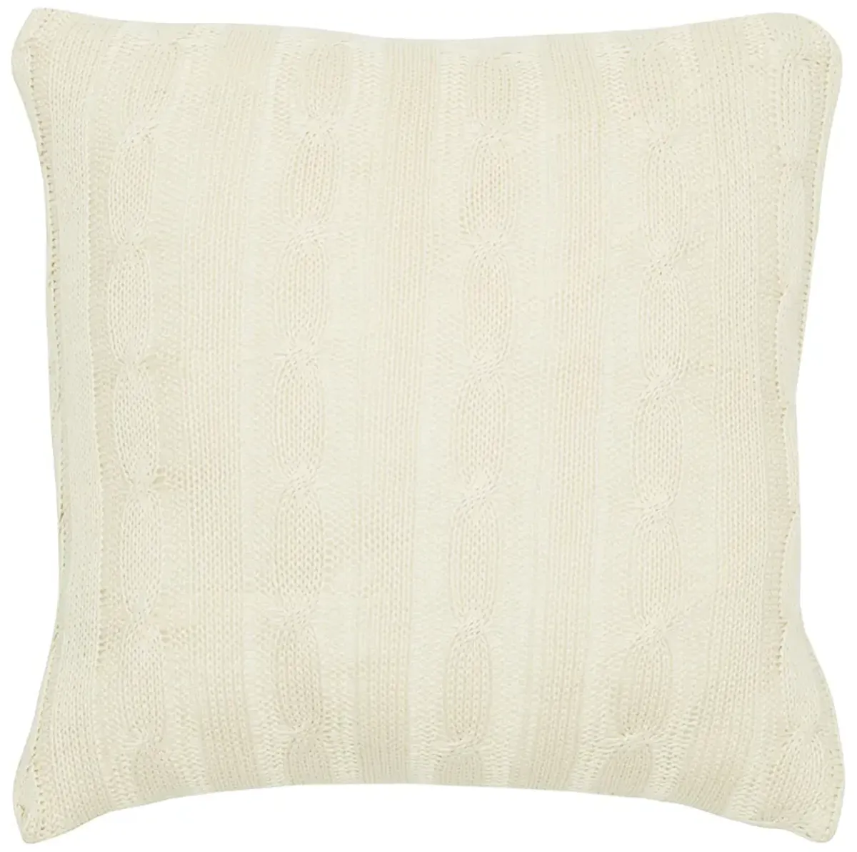 Cable Knit Ivory Pillow