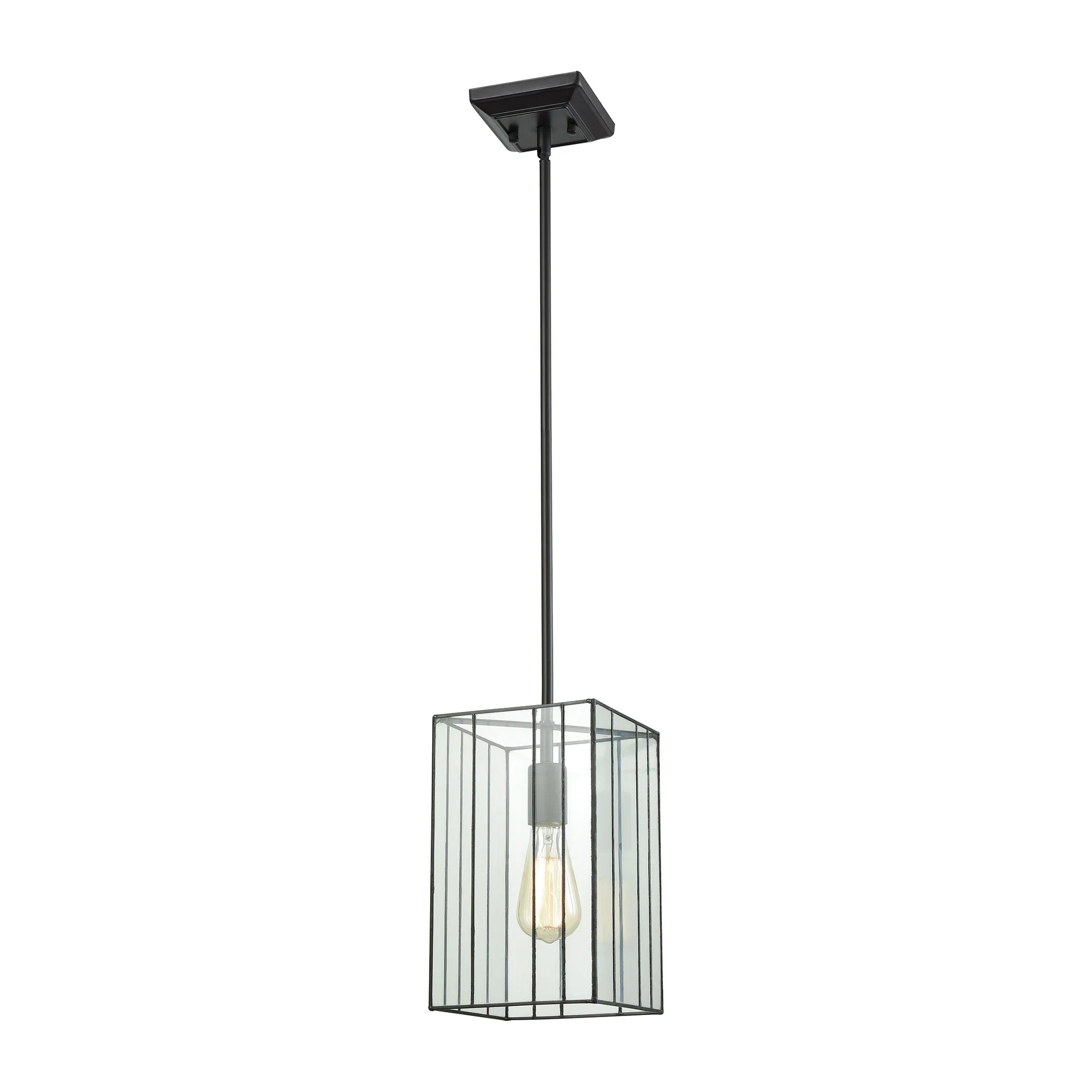 Lucian 7" Wide 1-Light Mini Pendant - Oil Rubbed Bronze