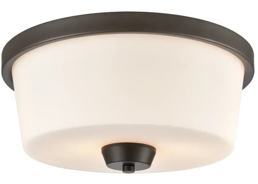 Winslow 13.5" Wide 2-Light Flush Mount - Oil Rubbed Bronze