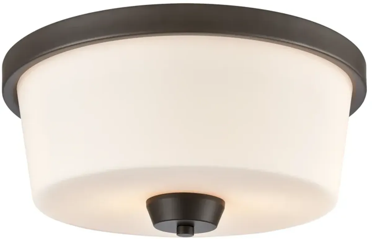 Winslow 13.5" Wide 2-Light Flush Mount - Oil Rubbed Bronze