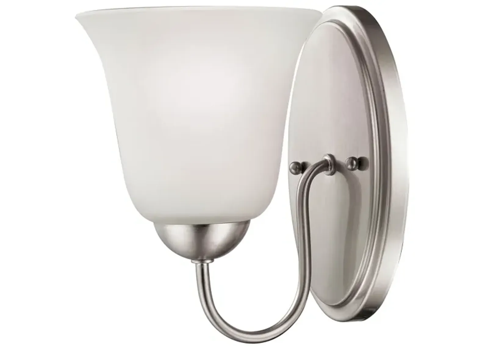 Conway 9" High 1-Light Sconce - Brushed Nickel