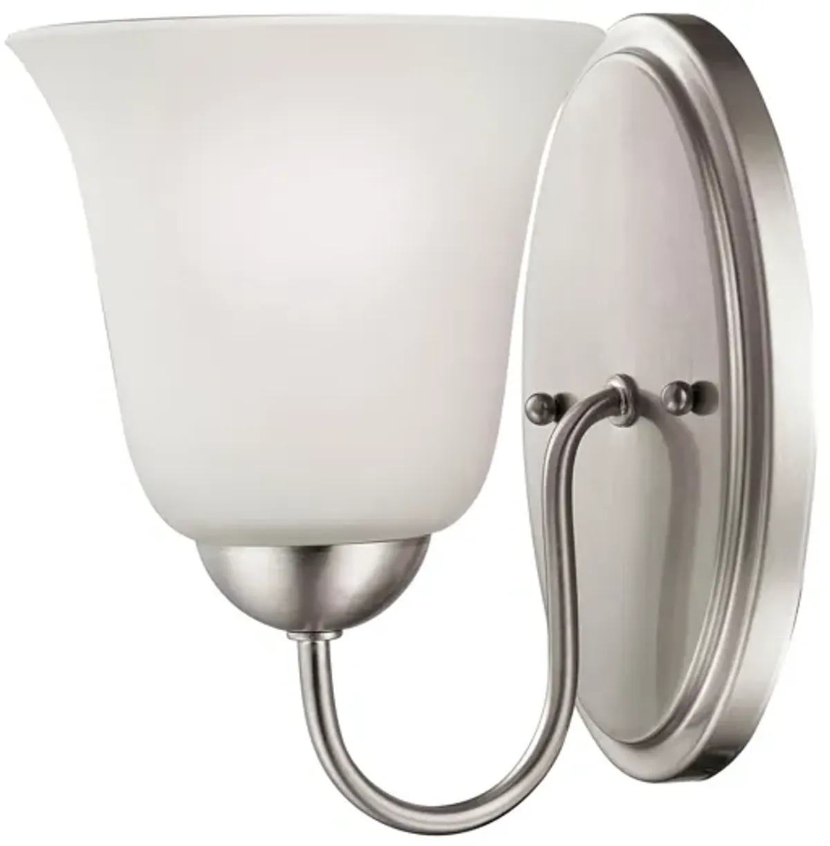 Conway 9" High 1-Light Sconce - Brushed Nickel