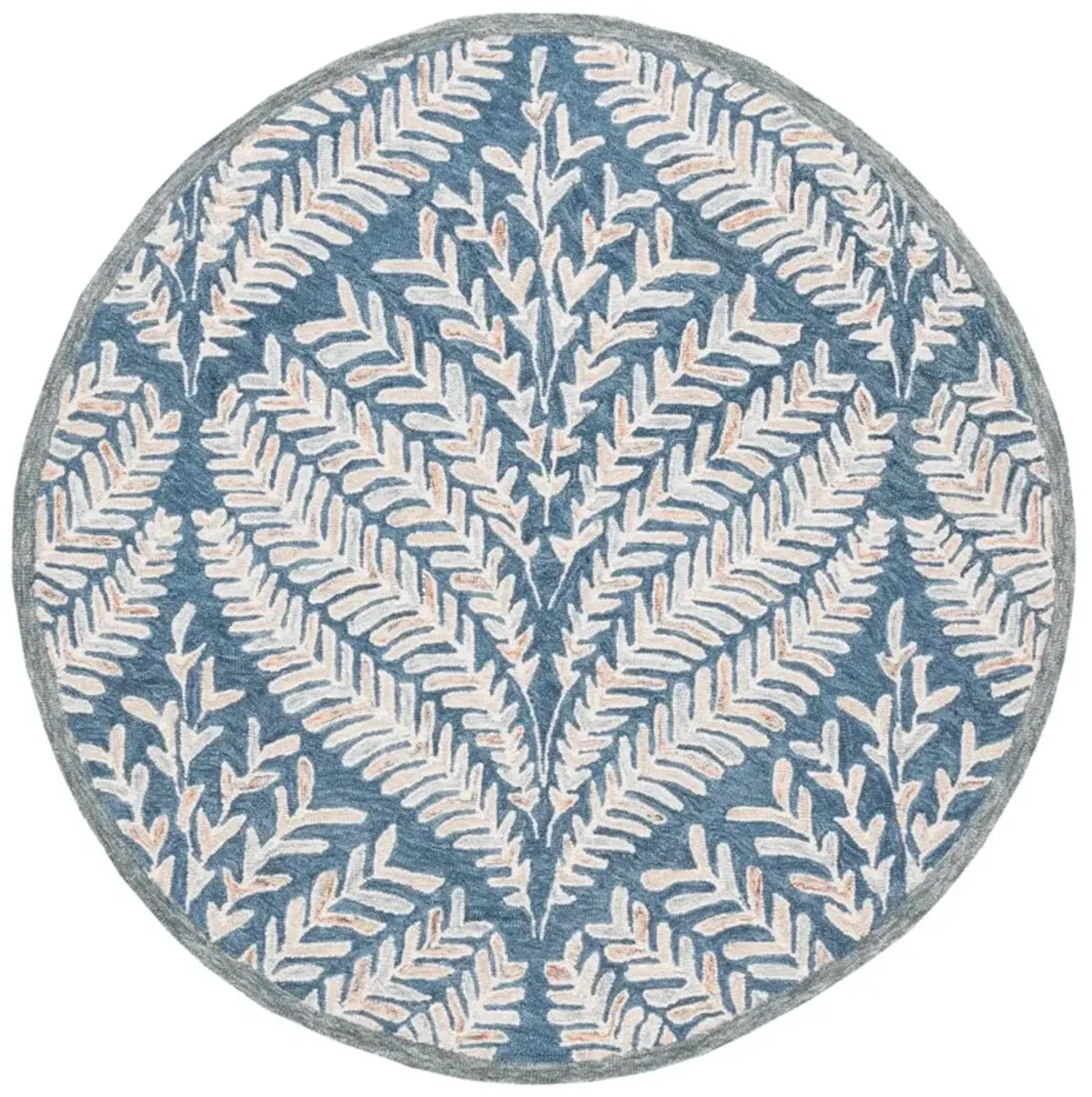 CAPRI 208 GREY  3' x 3' Round Round Rug