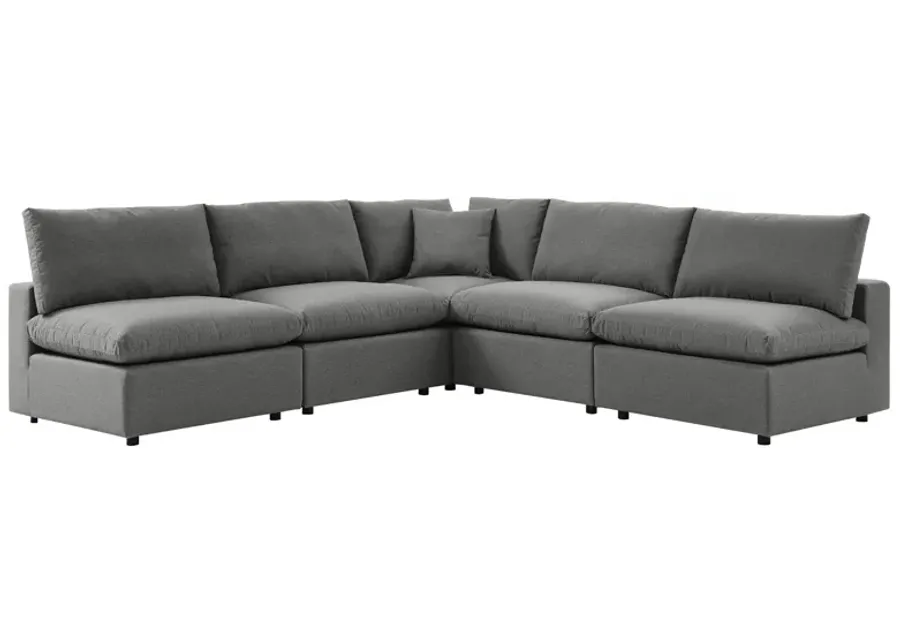 Commix 5-Piece Outdoor Patio Sectional Sofa