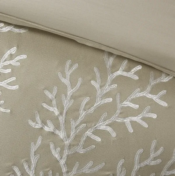 Harbor House Coastline Khaki 5 Piece Duvet Set