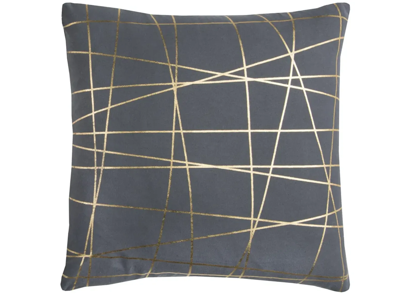 Rachel Kate Abstract Gray  Pillow