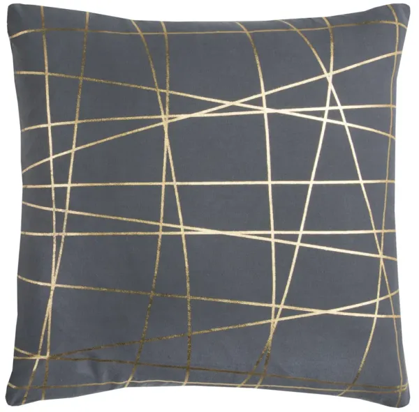 Rachel Kate Abstract Gray  Pillow