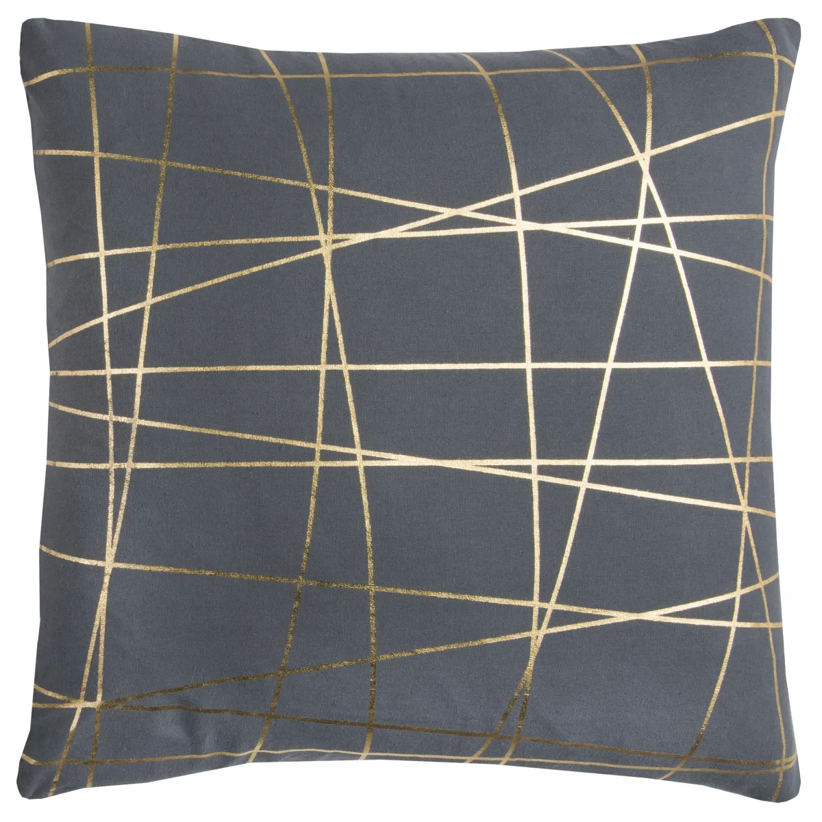 Rachel Kate Abstract Gray  Pillow