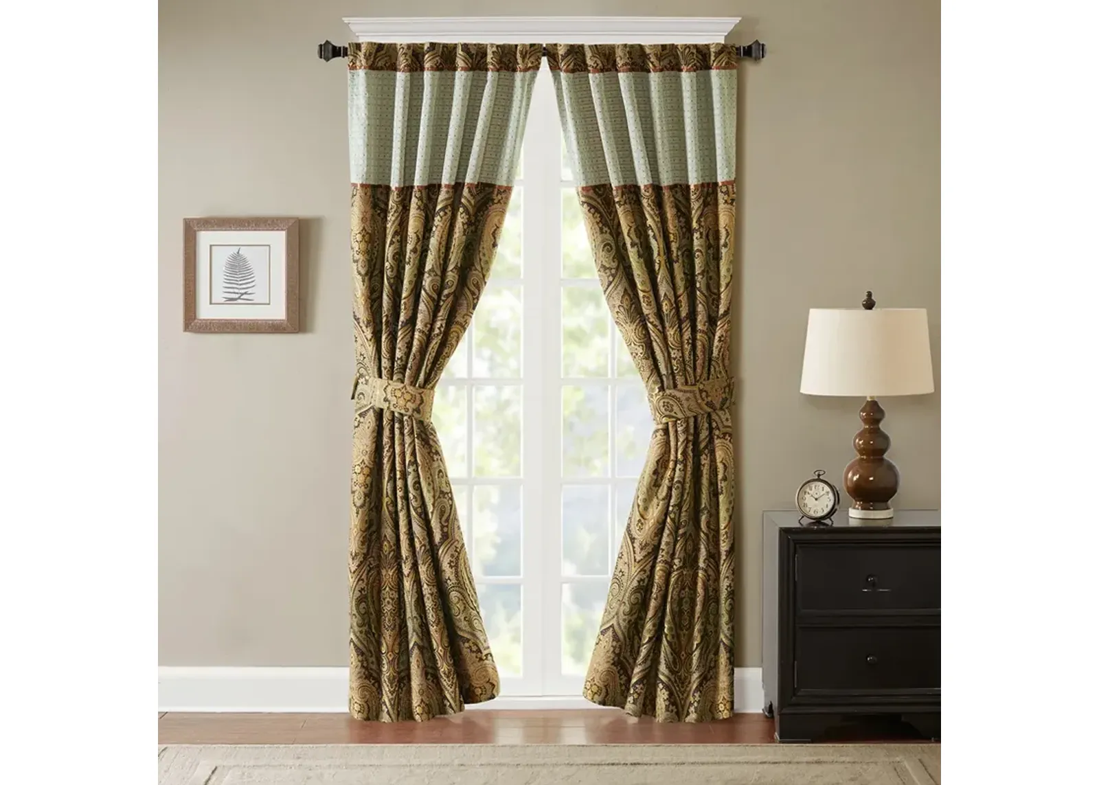 Hampton Hill Canovia Springs Brown Curtain Panel