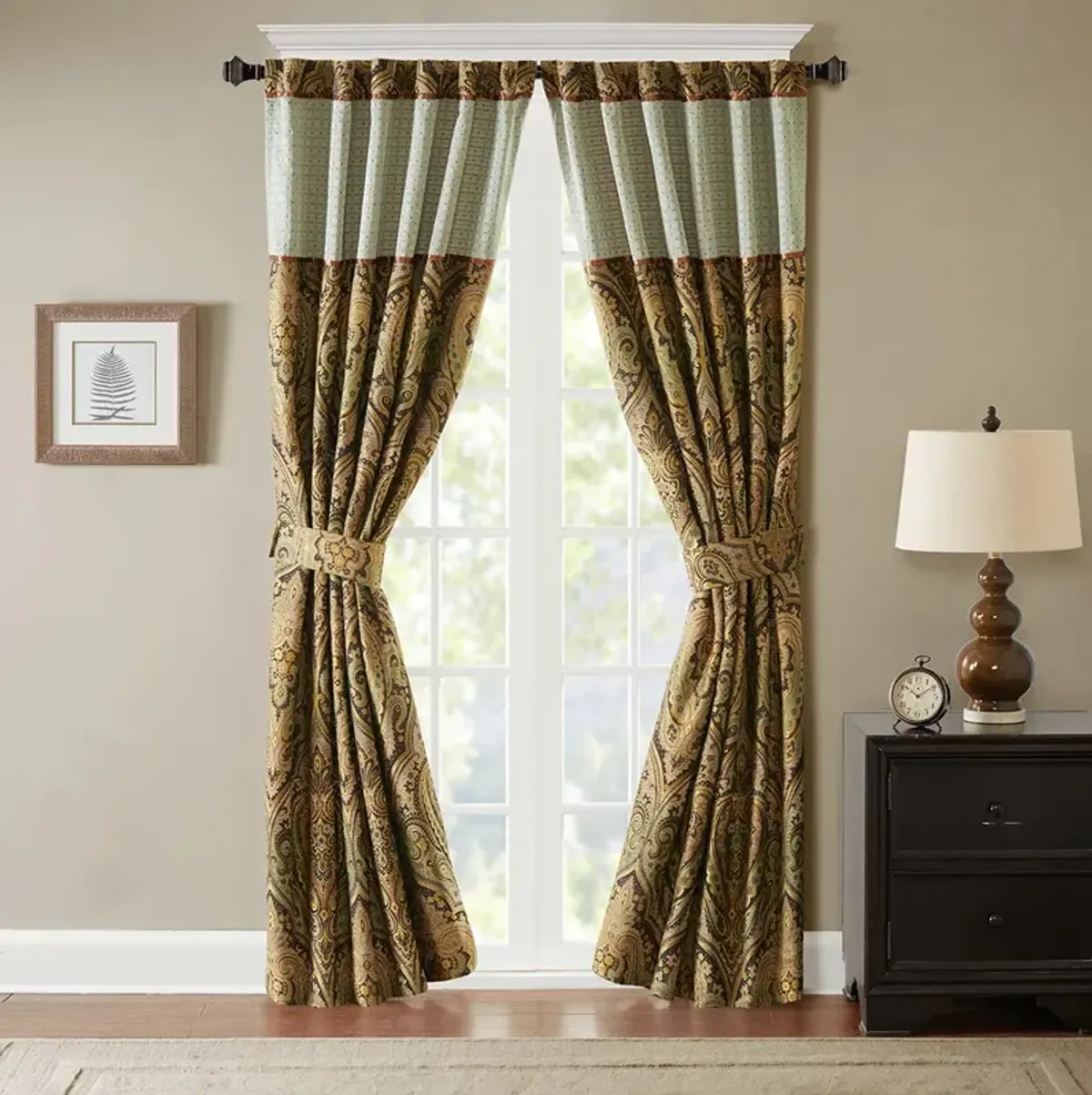 Hampton Hill Canovia Springs Brown Curtain Panel