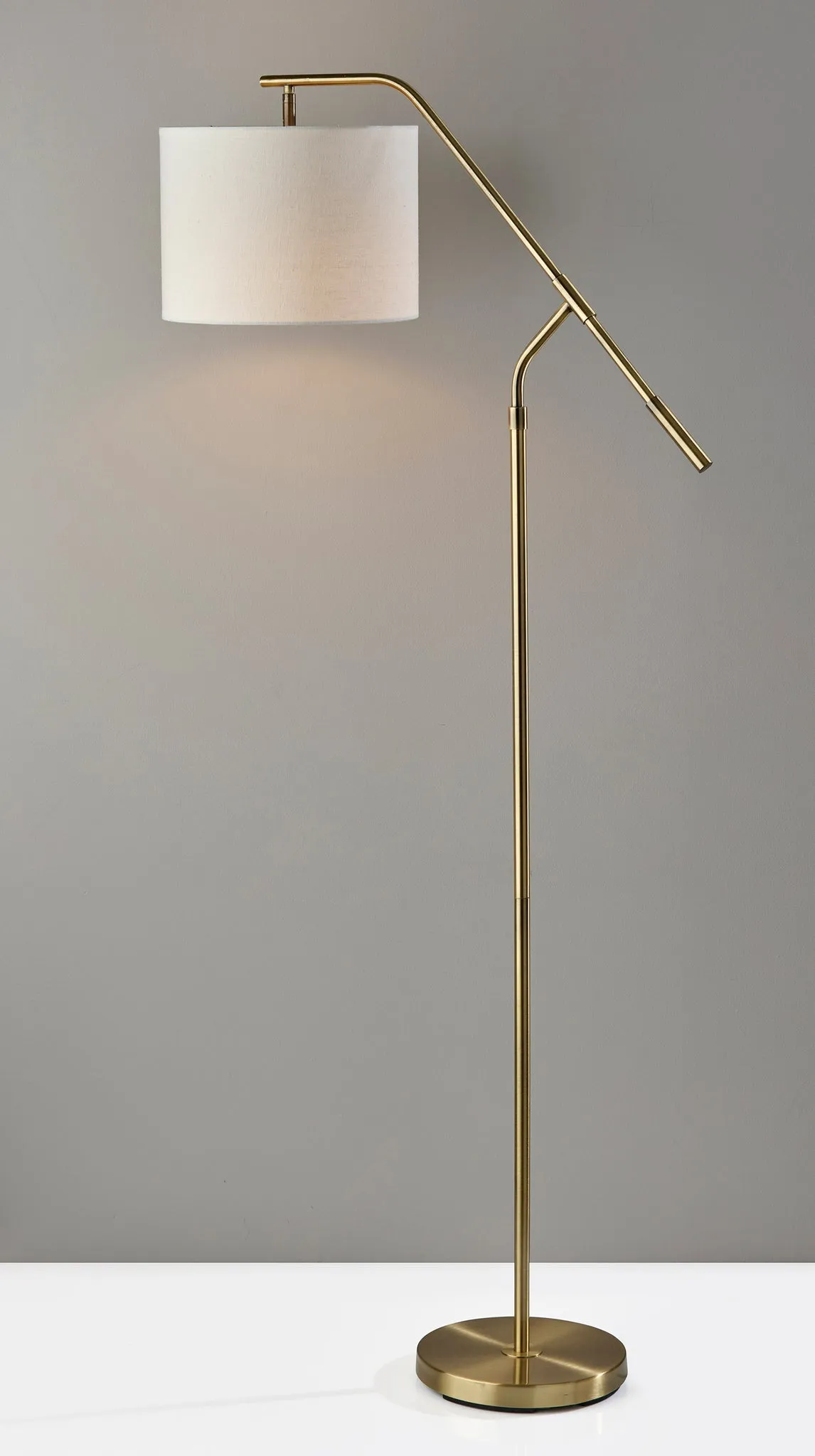 Milo Floor Lamp- Antique Brass