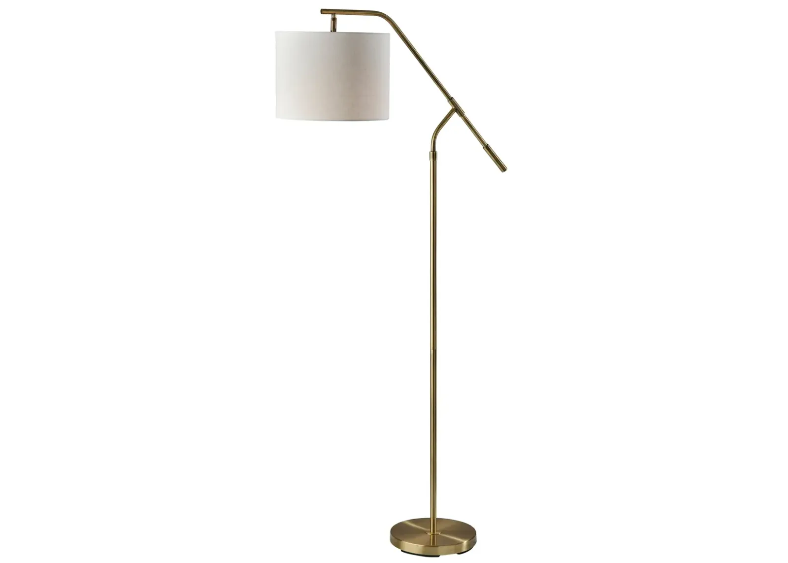 Milo Floor Lamp- Antique Brass