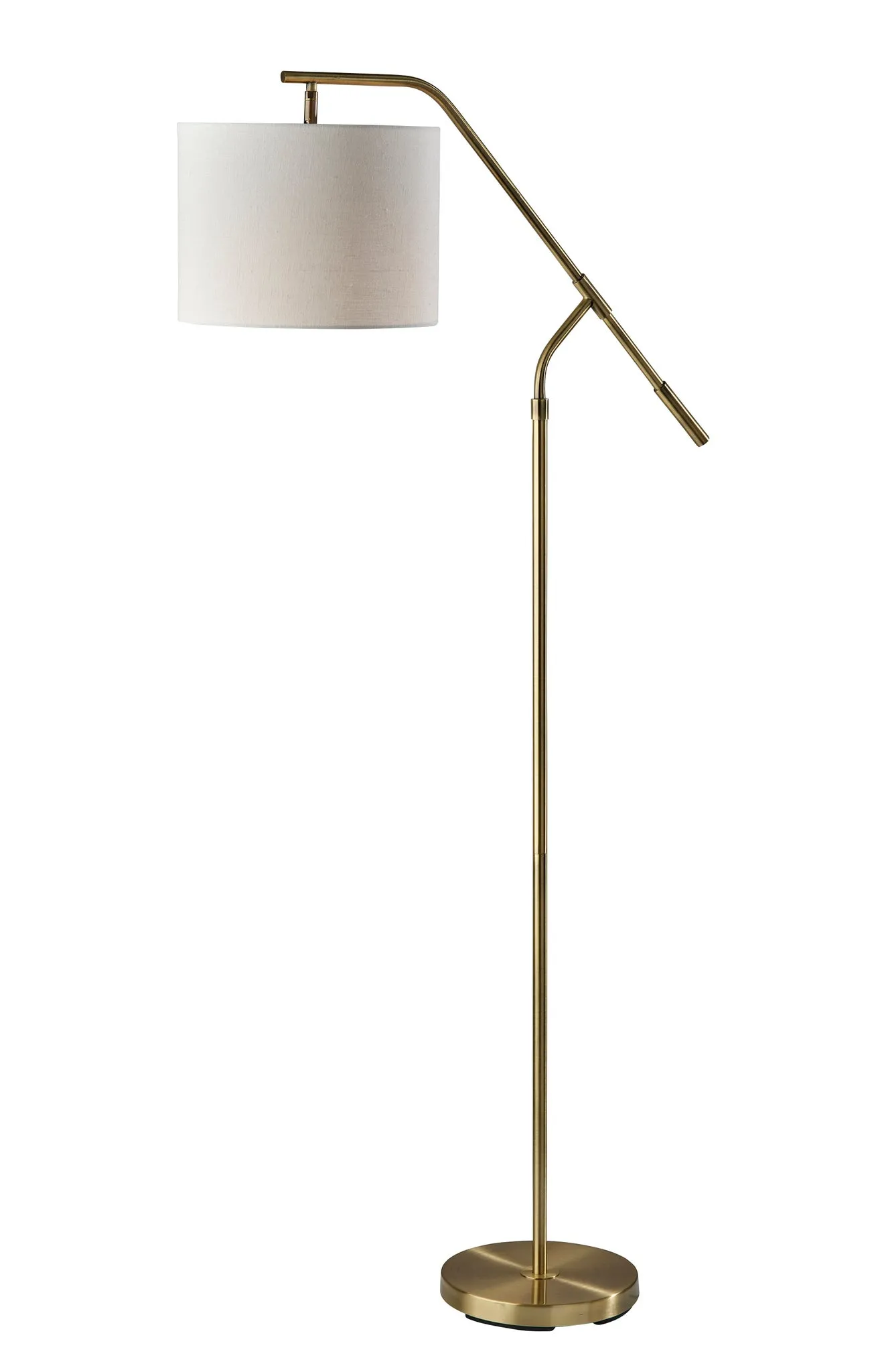 Milo Floor Lamp- Antique Brass