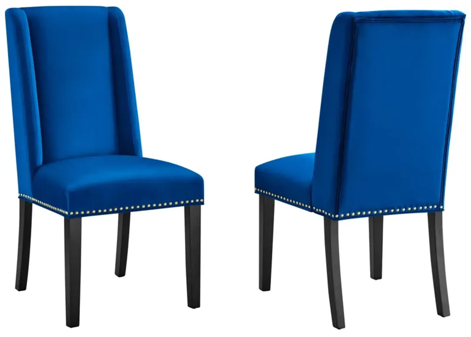 Baron Performance Velvet Dining Chairs - Set of 2